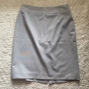 Banana Republic Gray Pencil Skirt 2 Petite